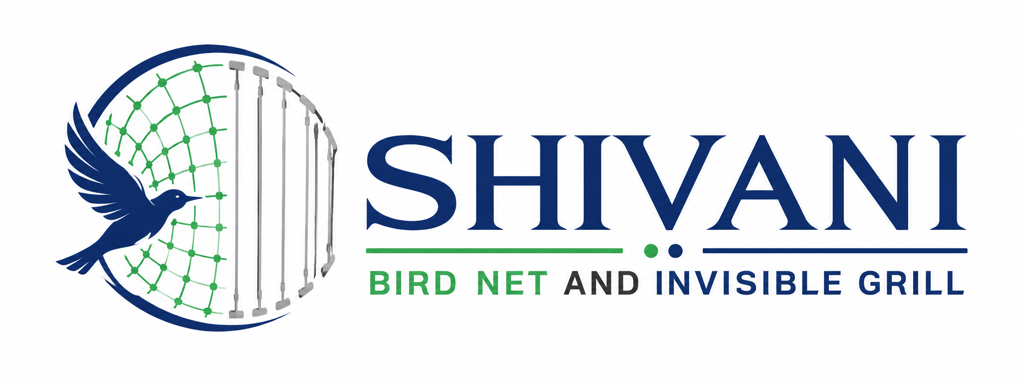Shivani Bird Net and Invisible Grill Logo